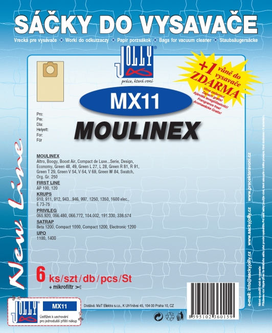 MX11 - sáček do vysavače SUPERIOR