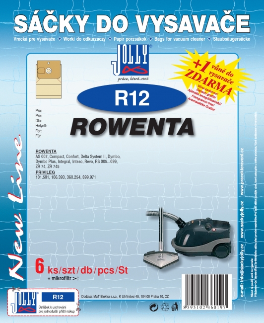 R12 - sáček do vysavače ROWENTA