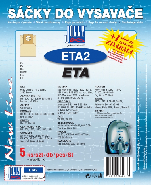ETA2 - sáček do vysavače ELECTROLUX