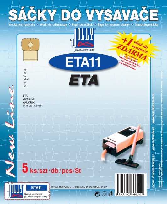 ETA11 - sáček do vysavače ETA