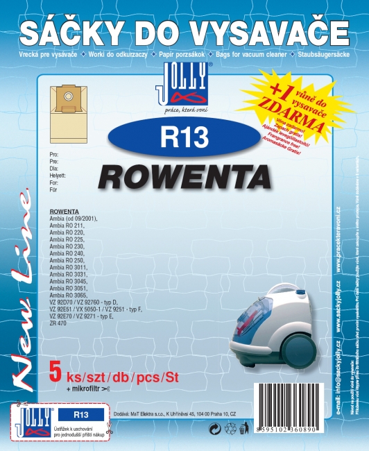 R13 - sáček do vysavače ROWENTA