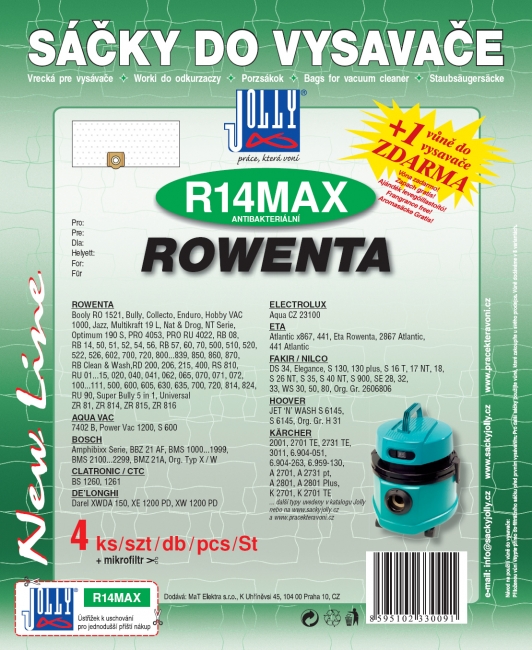 R14 MAX - sáček do vysavače ELECTROLUX