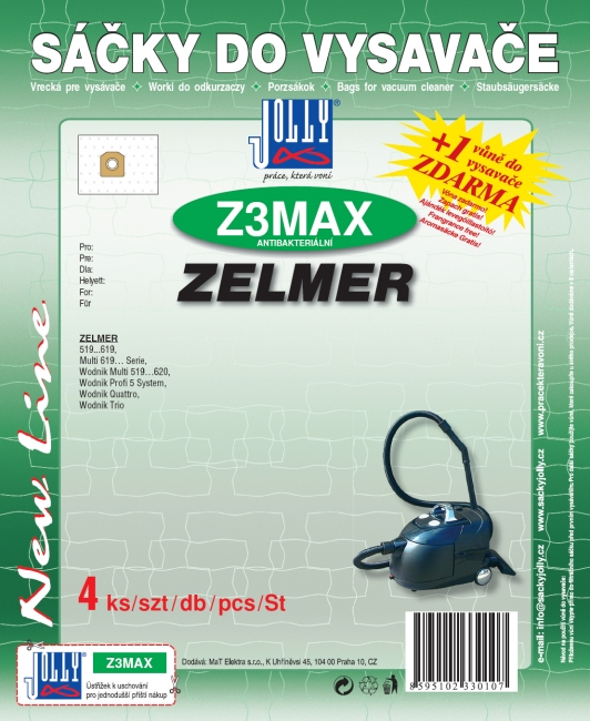Z3 MAX - sáček do vysavače ZELMER
