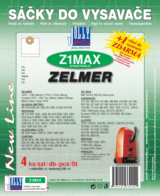Z1 MAX - sáček do vysavače ZELMER