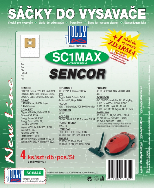 SC1 MAX - sáček do vysavače UFESA