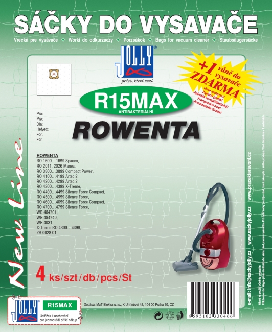 R15 MAX - sáček do vysavače ROWENTA