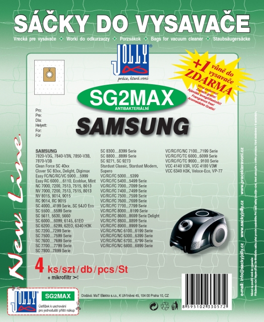 SG2 MAX - sáček do vysavače SAMSUNG