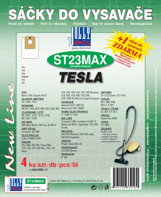 ST23 MAX - sáček do vysavače ETA